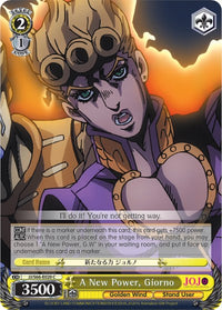 Un nouveau pouvoir, Giorno (JJ/S66-E020 C) [JoJo's Bizarre Adventure : Golden Wind] 