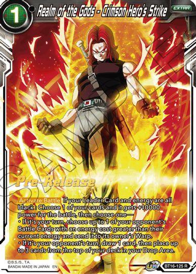 Realm of the Gods - Crimson Hero's Strike (BT16-125) [Realm of the Gods Prerelease Promos] - POKÉ JEUX