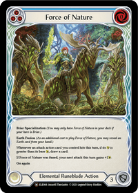 Force of Nature [U-ELE066] (Tales of Aria Unlimited) Unlimited Rainbow Foil - POKÉ JEUX