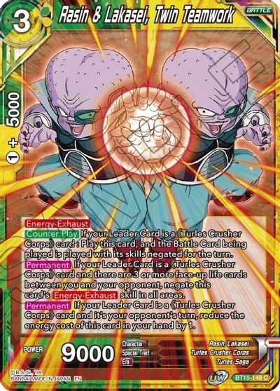 Rasin & Lakasei, Twin Teamwork (BT15-149) [Saiyan Showdown] - POKÉ JEUX