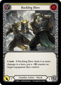 Buckling Blow (Yellow) [WTR058-C] (Welcome to Rathe) Alpha Print Rainbow Foil - POKÉ JEUX