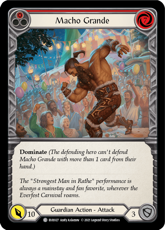 Macho Grande (Red) [EVR027] (Everfest) 1st Edition Normal - POKÉ JEUX
