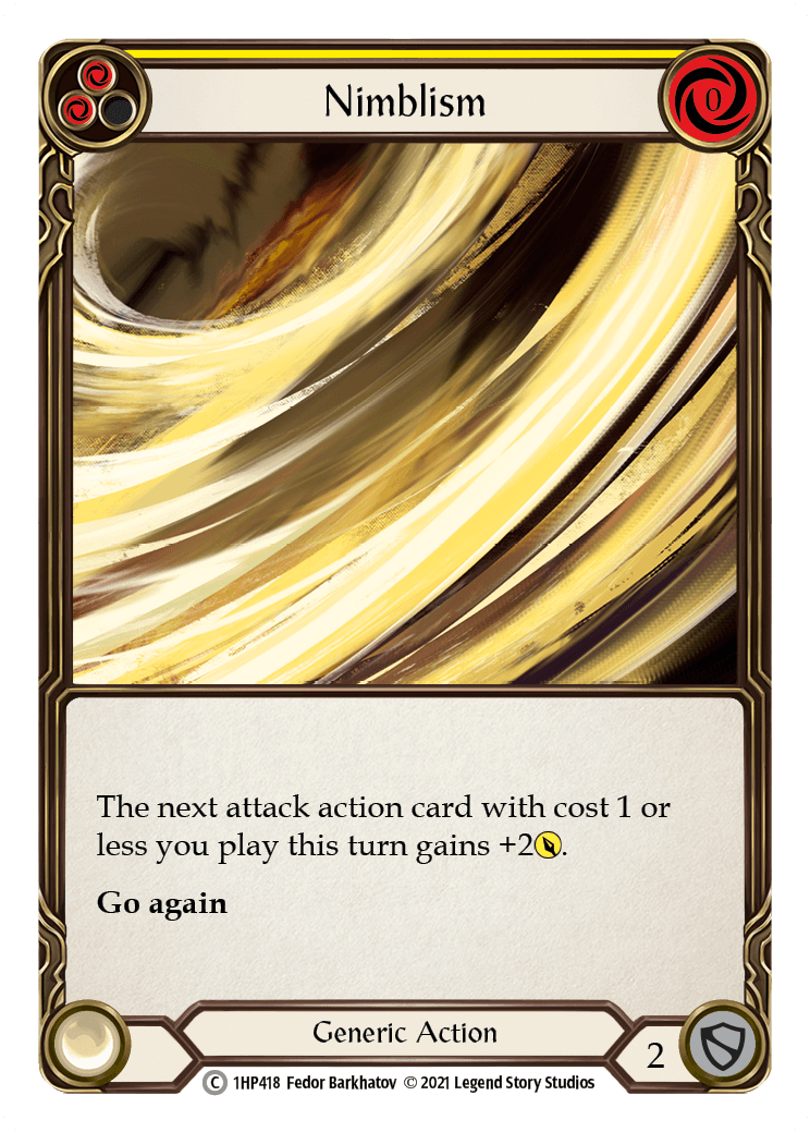 Nimblism (Yellow) [1HP418] (History Pack 1) - POKÉ JEUX