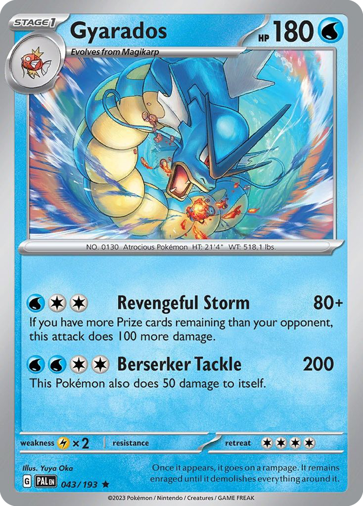 Gyarados (Cosmo Holo) (43/193) - Miscellaneous Cards & Products Holofoil