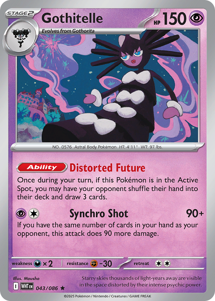 Gothitelle (123/086) - SV White Flare Holofoil
