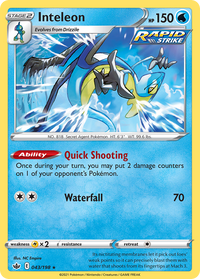 Inteleon (Cosmos Holo) (43/198) - Miscellaneous Cards & Products Holofoil