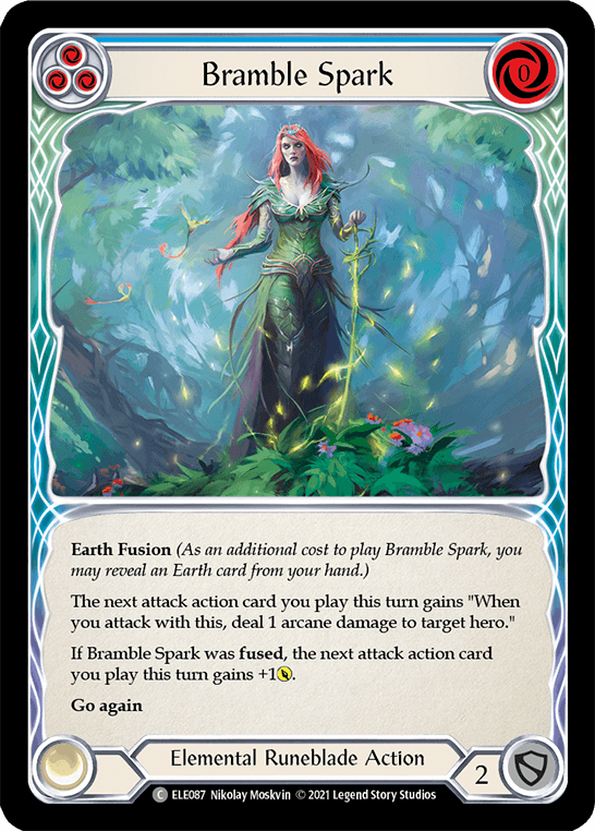 Bramble Spark (Blue) [ELE087] (Tales of Aria) 1st Edition Normal - POKÉ JEUX