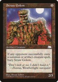 Straw Golem [Weatherlight]
