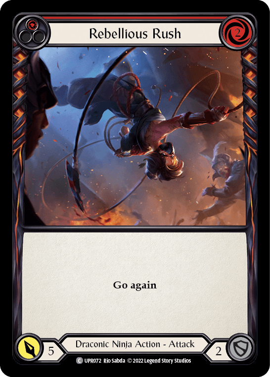 Rebellious Rush (Red) [UPR072] (Uprising) Rainbow Foil - POKÉ JEUX