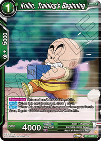 Krillin, Training's Beginning (BT18-067) [Dawn of the Z-Legends] - POKÉ JEUX