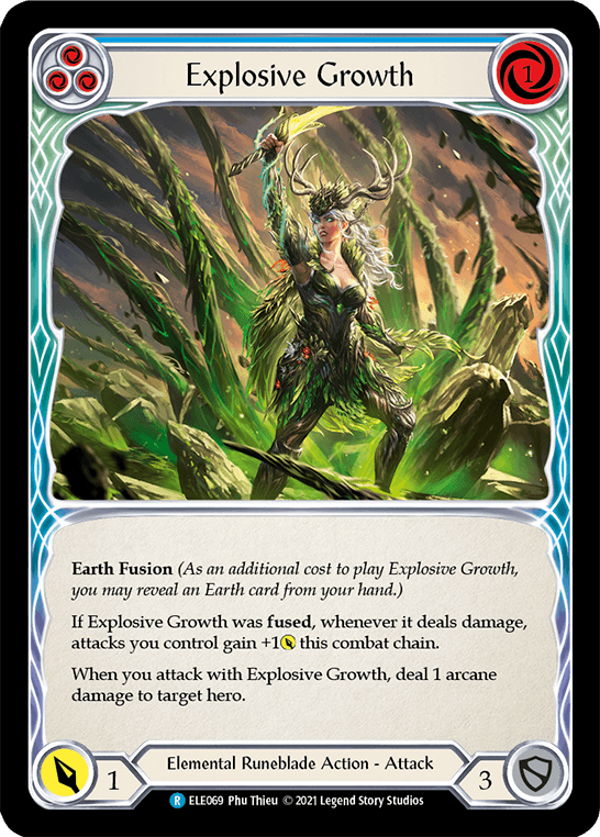 Explosive Growth (Blue) [ELE069] (Tales of Aria) 1st Edition Normal - POKÉ JEUX
