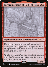 Torbran, Thane of Red Fell (Sketch) [Secret Lair Drop Promos]