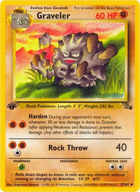 Graveler (37/62)  - Fossil Unlimited