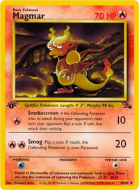 Magmar (39/62) - Fossil 1st Edition