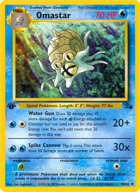 Omastar (40/62) - Fossil 1st Edition