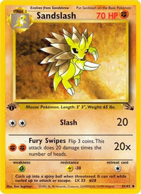 Sandslash (41/62) - Fossil 1st Edition
