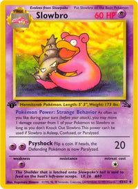 Slowbro (43/62) - Fossil 1st Edition