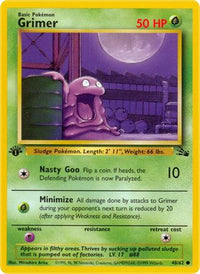Grimer (48/62) - Fossil 1st Edition
