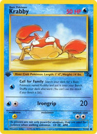 Krabby (51/62) [Fossile 1ère édition] 