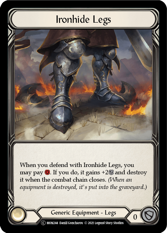 Ironhide Legs [U-MON244-RF] (Monarch Unlimited) Unlimited Rainbow Foil - POKÉ JEUX