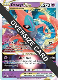 Deoxys VSTAR (SWSH268) (carte Jumbo) [Épée et Bouclier : Black Star Promos] 