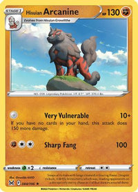 Hisuian Arcanine (084/196) (Thème Deck Exclusif) [Épée et Bouclier : Origine Perdue] 