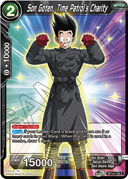 Son Goten, Time Patrol's Charity (Common) (BT13-129) [Supreme Rivalry] - POKÉ JEUX