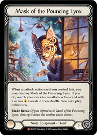 Mask of the Pouncing Lynx [EVR037] (Everfest) 1st Edition Normal - POKÉ JEUX