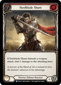 Steelblade Shunt (Red) [U-WTR126] (Welcome to Rathe Unlimited) Unlimited Normal - POKÉ JEUX