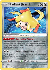 Radiant Jirachi (120/195) - SWSH12 Silver Tempest Holofoil