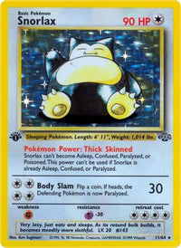 Snorlax (11/64) - Jungle 1st Edition Holofoil