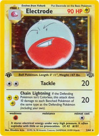 Electrode (2/64) - Jungle 1st Edition Holofoil