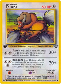 Tauros (47/64) - Jungle 1st Edition