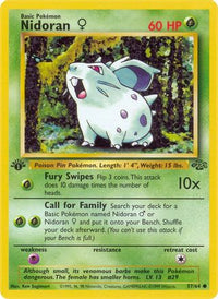 Nidoran F (57/64)  - Jungle Unlimited