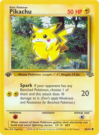 Pikachu (60/64) - Jungle 1st Edition