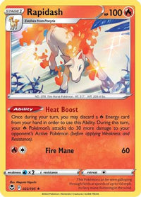 Rapidash (22/195) - SWSH12 Silver Tempest Holofoil