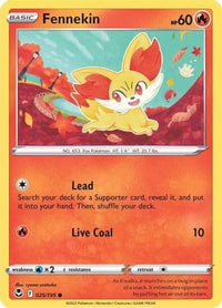 Fennekin (25/195)  - SWSH12 Silver Tempest