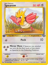 Spearow (62/64)  - Jungle 1st Edition