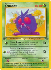 Venonat (63/64) - Jungle 1st Edition