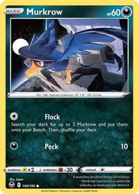 Murkrow (106/195) [Épée et Bouclier : Tempête d'Argent] 