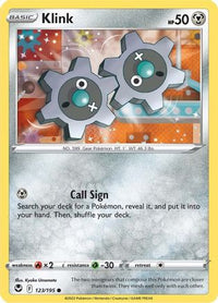 Klink (123/195)  - SWSH12 Silver Tempest
