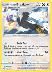 Hisuian Braviary (149/195)  - SWSH12 Silver Tempest