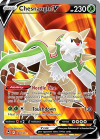 Chesnaught V (Full Art) (171/195) - SWSH12 Silver Tempest Holofoil