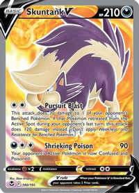 Skuntank V (Full Art) (180/195) - SWSH12 Silver Tempest Holofoil