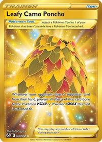 Leafy Camo Poncho (Secret) (214/195)  - SWSH12 Silver Tempest Holofoil