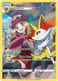 Braixen (TG01/TG30) - SWSH12 Silver Tempest Trainer Gallery Holofoil