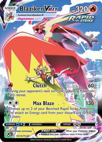Blaziken VMAX (TG15/TG30) - SWSH12 Silver Tempest Trainer Gallery Holofoil