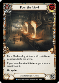 Pour the Mold (Blue) [U-ARC016] (Arcane Rising Unlimited) Unlimited Rainbow Foil - POKÉ JEUX