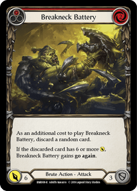 Breakneck Battery (Red) [RNR008-R] (Rhinar Hero Deck) 1st Edition Normal - POKÉ JEUX