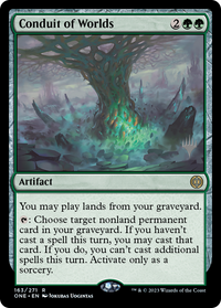 Conduit of Worlds (Pack Promo) [Phyrexia : All Will Be One Promos] 